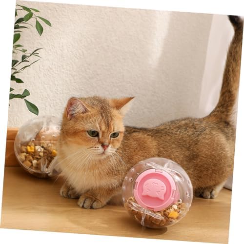 Toyvian 3pcs Interactive Pet Treat Dispenser Toy Snack Storage for Dogs and Cats for Engaging Playtime and Food Dispensing Fun