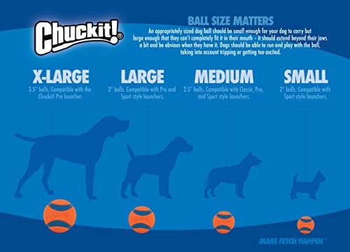 Chuckit! Indoor Fetch Tumbler Toy for Dogs, Orange and Blue, 4.5 inches (Pack of 12)