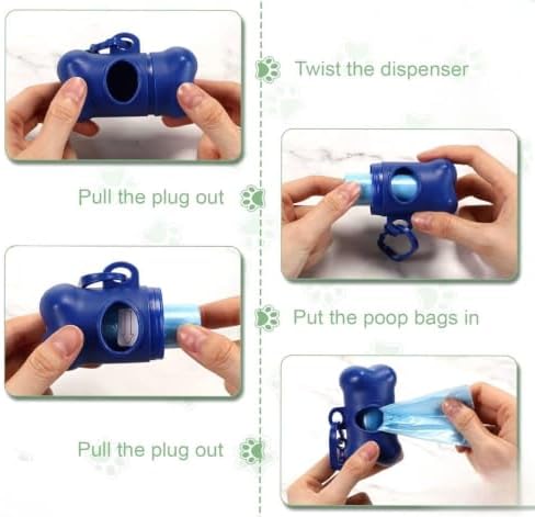 Ol Roy Munchy Bones Dog Treats, Chicken, Peanut Butter & Liver, No Artificial Flavors or Colors, 60 oz, 21 Count with Bone Waste Bag Dispenser and Roll