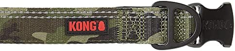 KONG Max HD Ultra Durable Neoprene Padded Dog Collar (Large, Camo)