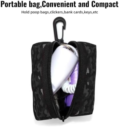 Pet Waste Bag Dispenser Dog Poop Bag Holder-Black Camo