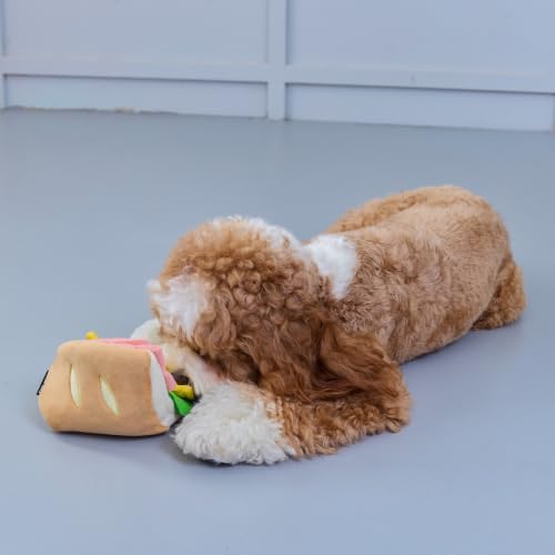 CHEWFFON Interactive Dog Toy, Multi-Layer Treat Hiding Nose Work Game