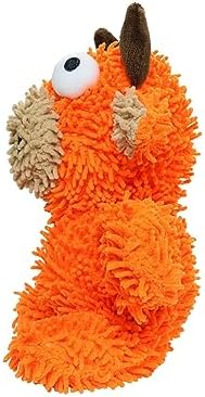 MIGHTY Tuffy Microfiber Medium Ball Bull Dog Toy