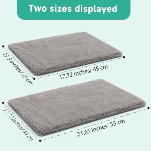 Smart Heated Cat Bed Cave Pet House Cushion Indoor Cats & Small Dogs, Washable & Foldable, 21.72x15.8 inches, Gray L