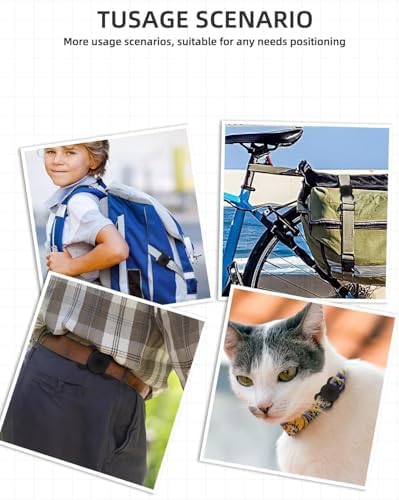 iOS Smart GPS Dog Collar, Mini Pet Activity Tracker No Monthly fee 2 Pack | iOS pet GPS tracker, no monthly fee, Apple Find My compatible, anti-lost, for dogs, cats, kids, vehicles, items.