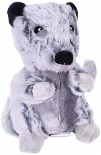 Pet Toys, Dog Squeaky Toys Interactive Toys for Chewers Durable Plush Dog Toys for Small Medium Large Dogs (Grey Groundhog)