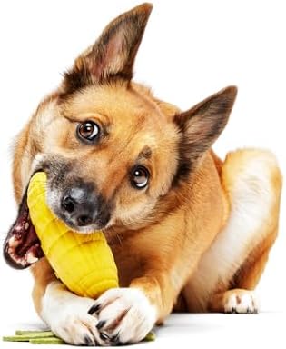 BarkBox Corn to Run Dog Toy - Toy for Large Dogs