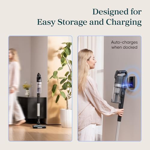 Levoit Cordless Vacuum, Up to 70 Minutes, Lightweight, Charging Dock | HEPA Filter, Powerful Suction, Anti-Tangle Brush, Carpets & Hard Floors, 180° Lay-Flat Design, LVAC-200 MAX