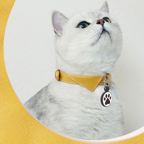 Personalized Dog Tag, Laser Engraving QR Code, Silicone Dog ID Tag, Pet Online Profile, Scan QR Code Send Location, Collar Harness Accessories (Medium to Large Breeds - 1.25", Black & Black)