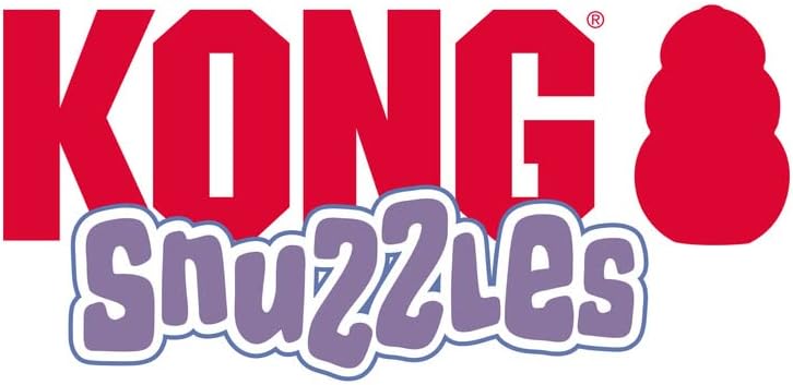 KONG Snuzzles Dog Toy, Plush Squeaker, Crinkle Sounds, Soft Durable Indoor Play (Bear, Medium)