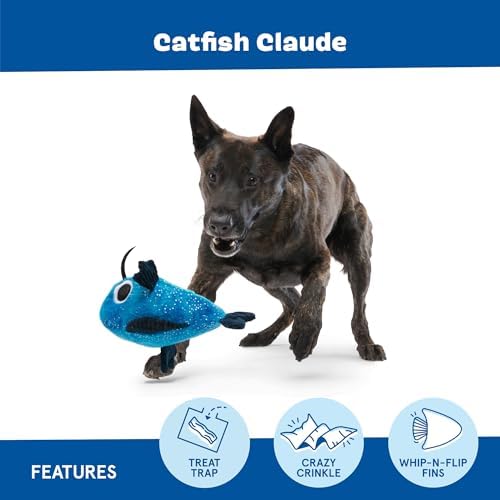 BarkBox Catfish Claude Dog Toy - for Dogs