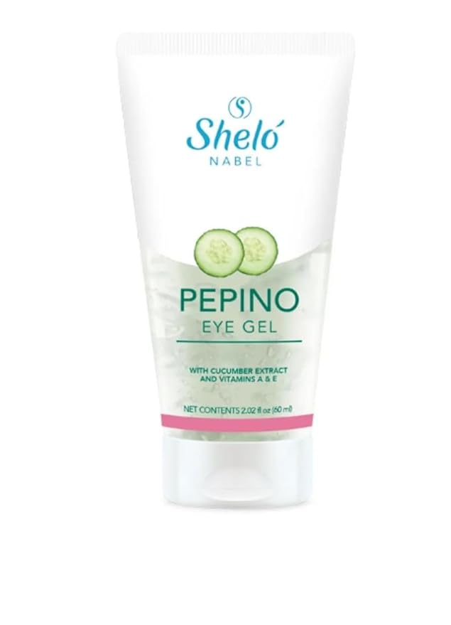 Sheló NABEL Pepino Eye Gel For Eye Contour With Cucumber Extract and Vitamins A&E 2.02 fl oz (60ml)