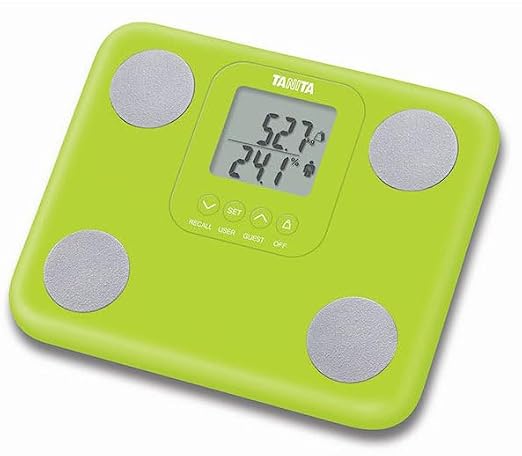 Tanita BC-730 Green Digital Body Composition Scale - Smart BMI & Muscle Mass Measurement - 9 Metrics, 5-User Memory, Compact Lightweight & Accurate Weight Scale for Home - Japan Technology