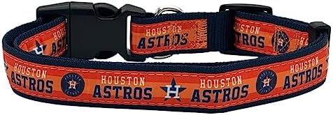 MLB DOG COLLAR. - 29 Baseball Teams available in 4 Sizes. Heavy-Duty, Strong & Durable Pet Collar. - MLB Licensed PET COLLAR.