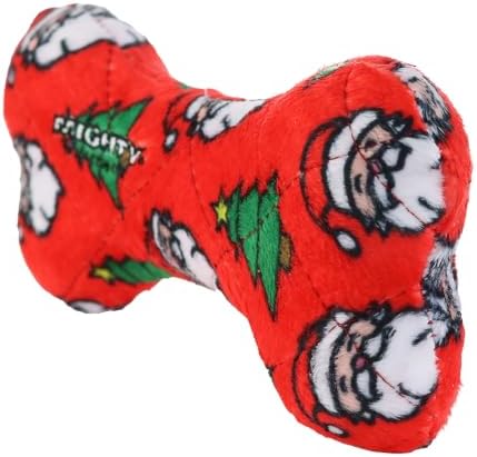 MIGHTY Tuffy No Stuff Bone Ultra Durable Plush Dog Toy