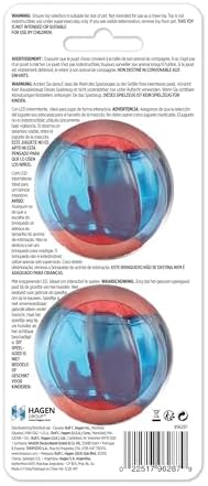 ZEUS Duo Balls with LED, Interactive Dog Toys, Small (96287)