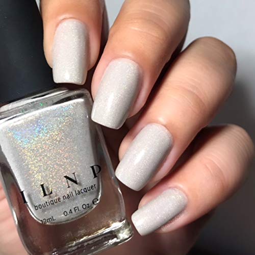 ILNP Set in Stone - Creamy Greige Holographic Nail Polish