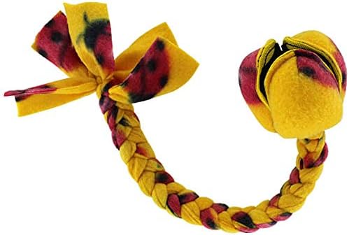 Clean Run Lotus Ball - Braided Fleece Tug