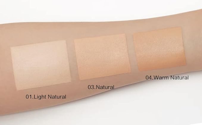 3 Pack Pro Full Cover Liquid Concealer, Waterproof Smooth Matte Flawless Finish Creamy Concealer Foundation for Eye Dark Circles Spot Face Concealer Makeup, Size: 3×6ml/0.20Fl Oz, Light Natural