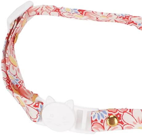 AYNEFY 6 Pack Adjustable Pet Collar with Cute Bell for Small Animals Cats