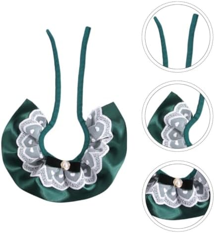 Cat Lace Collar with Pearl Bow Neck Tie Adjustable Polyester