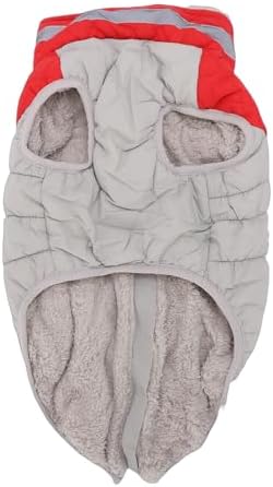 Mingzhe Zipper Up Dog Coat Windproof Comfortable Winter Snowsuit for Pets