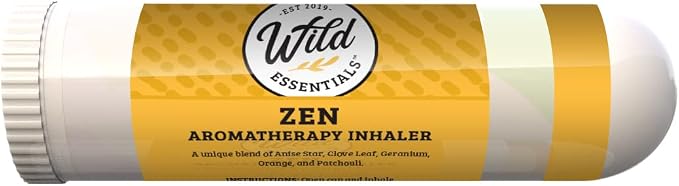 Wild Essentials Relaxation 6 Aromatherapy Nasal Inhaler Multi Pack Made with 100% Natural, Therapeutic Grade Essential Oils to Help Keep You chill and Relaxed
