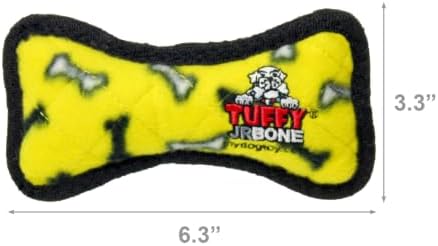 TUFFY® 5 Pack Jr Duck, Pegasus, 3WayTug, Bone and Rabbit Plush Dog Toys