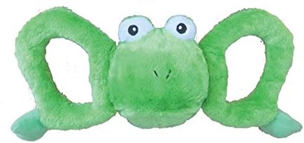 Jolly Pets Tug-A-Mal Frog Squeaky Tug Dog Toy, Extra Large