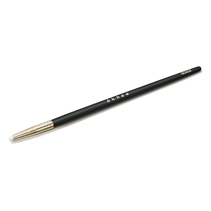 SOO ADOR okhee Under Eye Brush NUN08 – Professional Korean Eye Makeup Brush, Precision Under Eye & Tear Duct Brush for Pearl, Glitter & Soft Eye Definition