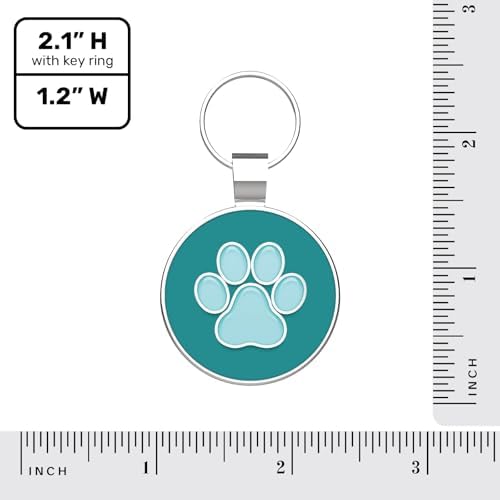 MYLUCKYTAG QR Code Pet ID | Personalized Dog & Cat Collar Tag | Online Profile with Instant Scanned Location Alert Email
