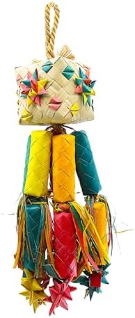 Planet Pleasures Firecracker Pinata Bird Toy, Large