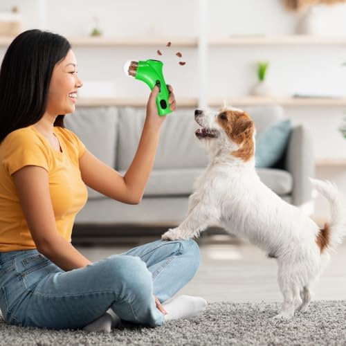 UKCOCO Cat Treat Launcher Toy Treat Feeder Dog Toy Cat Treat Dispenser Toy Dog Treat Dispenser Launcher for Dogs Treat Dispensing Toy Puppy Toy Dog Snack Launcher Food Ball Thrower