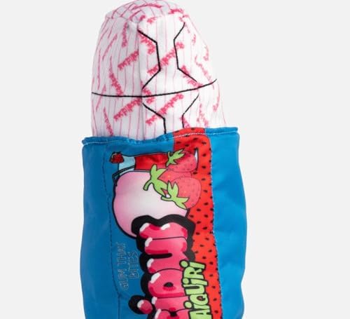 Silver Paw Barkalicious Bubble Gum Dog Toy Interactive 2-in-1 Plush w/Squeaker & Crinkle