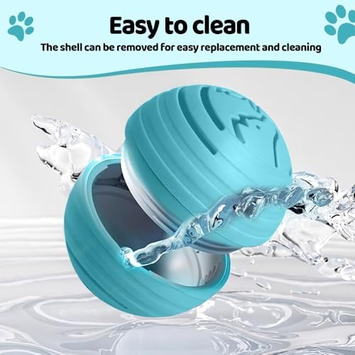 Smart Jumping Ball Dog Toy, Automatic Moving Pet Ball, Suitable for Toy Balls for Small Dogs and Cats(Blue)