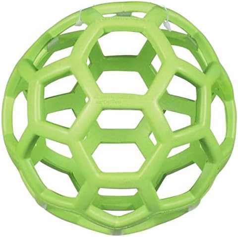 JW Pet HOLEE Roller Ball Dog Chew Treat Fetch Bouncy Toy Medium 5 inch Bundle 3