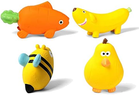 Dog Squeaky Toys Safe Latex Rubber Dog Chew Molar Toy Interactive Toy