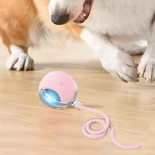Interactive Rolling Dog Ball, Chewie Viral Rolling Ball, Chewie Ball for Dogs, Interactive Dog Smart Ball Toy, Smart Automatic Rolling Pet Ball for Dog Cat