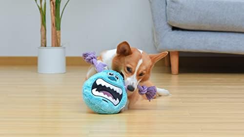 Disney for Pets Pixar Monsters Inc Sulley Rope Head Dog Toy, 9 Inch