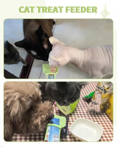 5-Pack Cat Treat Dispenser Spoon, Lickable Cat Treat Spoon for Wet Food