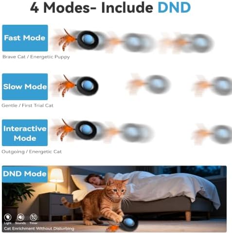 Interactive Cat Toy Ball-Automatic Motion Activated Moving Ball Toys
