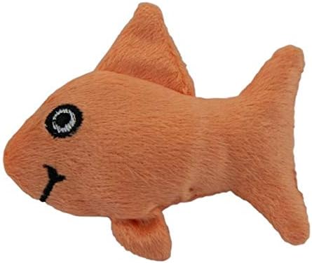 Marshall Squeak Fish Toy for Ferrets – Soft Plush Toy with Built-in Squeaker – 3.5" Long – Bright, Interactive Fun for Small Pets & Ferret Playtime