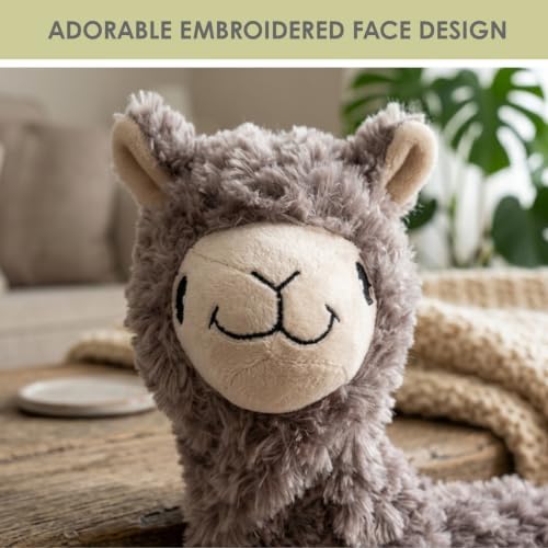 NANDOG My BFF Lulu Alpaca Dog Toy Signature Collection Soft Plush & Crinkle