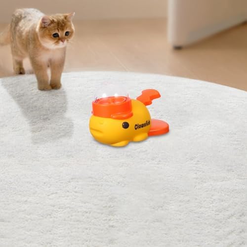 Interactive Dog Treat Dispenser Clownfish Shape for Pet Training and Outdoor Activities, Abs Material with Easy to Clean Feature and Mental Stimulation for Small Puppies