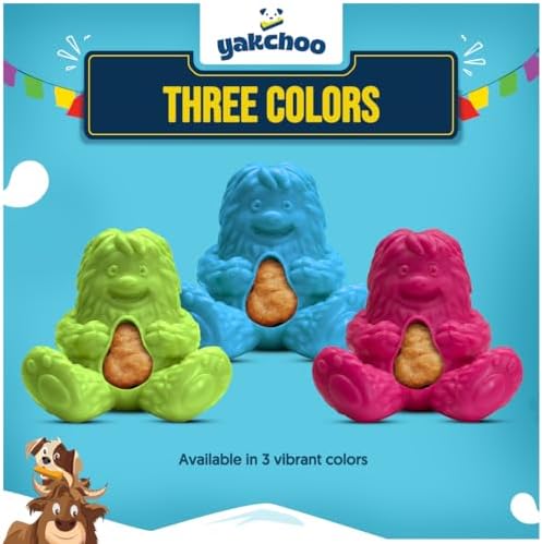 Treatoy for Dogs (Green) | BPA Free Interactive Chew Toy with Natural Himalayan Cheese Treat | Durable, Gentle on Gums, Fun Training & Dental Toy | Includes 5 Yak Cheese Nuggets