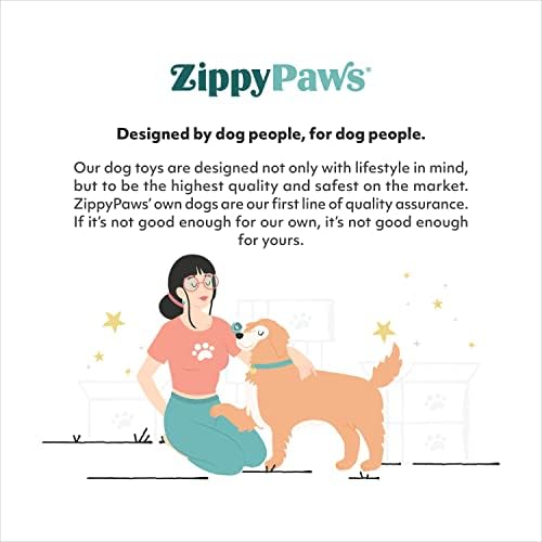 ZippyPaws - Donutz Buddies - Frog Pet Donut Toys for Dogs with Embroidered Sprinkles, Soft, No Stuffing, Durable Large Breed Dog & Puppy Toys with Squeaker