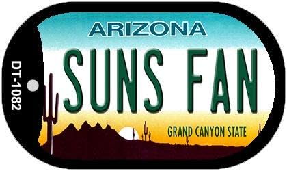 Smart Blonde Suns Fan Arizona Novelty Metal Dog Tag Necklace DT-1082