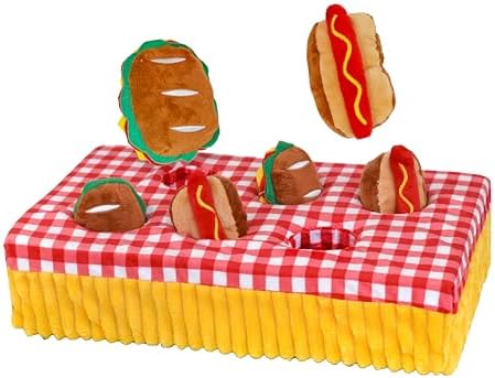 Patchwork Pet Snacks at a Picnic 14"