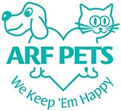Arf Pets Automatic Pet Feeder, 5 Meal Food Dispenser for Dogs, Cats & Small Animals w/Programmable Timer, Dishwasher-Safe Tray Feeds Wet or Dry Food - (Serves 4 Meals Per Day) Adopter Included
