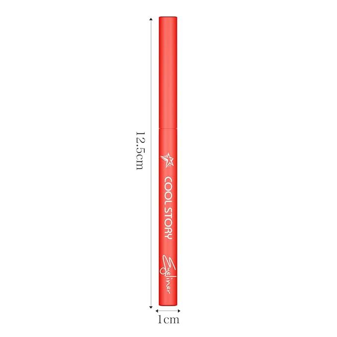 COOL STORY Neon Eyeliner Pencils Set Waterproof Smudge-proof 12 Color Women Makeup Gel Delineador UV Rave Face Body Painting Rainbow Pen Glow in the Dark